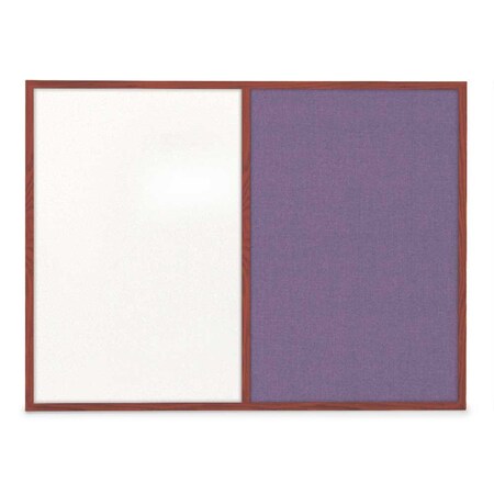 United Visual Products Slim Style Indoor Enclosed Corkboard, 48 UVRDS48SBH-GOLD-KEYLIME
